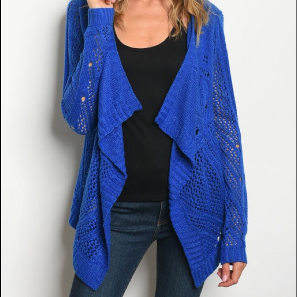 🎈SALE🎈🌟NWT 🌈 Royal blue cardigan 🌟